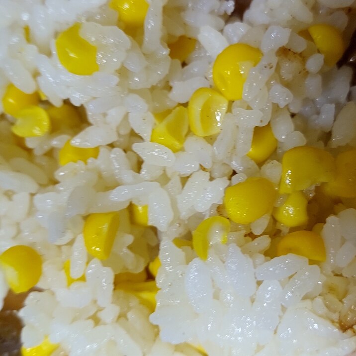 【離乳食】つぶつぶコーンご飯